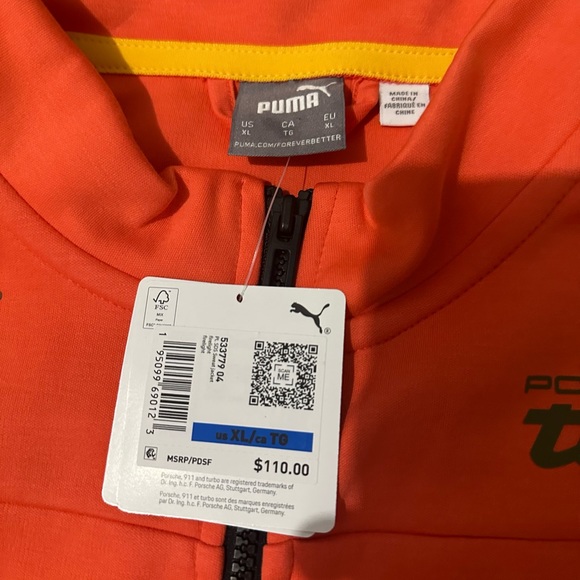 Porsche X PUMA Jacket ( NEW ) SIZE XL - Picture 2 of 6